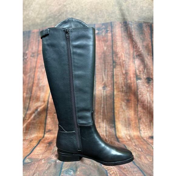 INC International Concepts Aleah Leather Boots - Black - size 6 - Picture 6 of 11